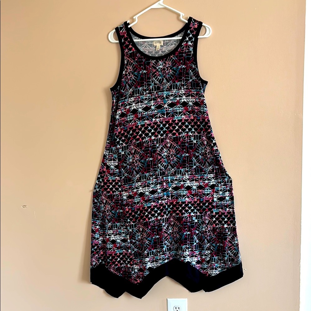 Stylish Multicolor Sleeveless Dress